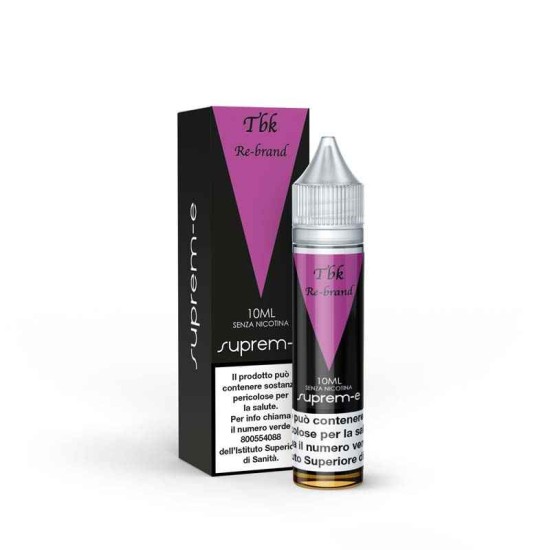 Liquido per Sigaretta Elettronica TBK RE-BRAND Mini Mix 10ML/20 by Suprem-e al gusto di tabacchi base Virginia.