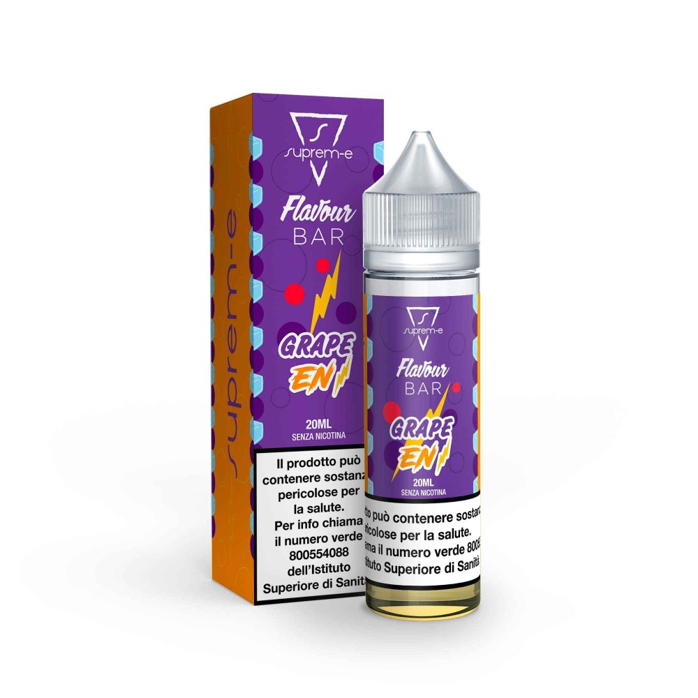 Liquido per Sigaretta Elettronica GRAPE ENERGY Mini Mix 10ML/20 al gusto di Uva, energy drink, ghiaccio