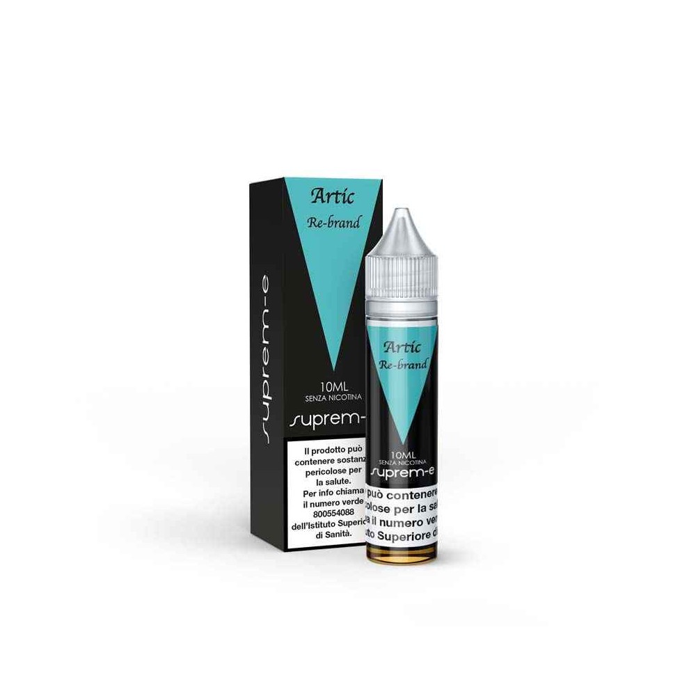 Liquido per Sigaretta Elettronica ARTIC RE-BRAND Mini Mix 10ml/20 by Suprem-e al gusto di MENTA ARTICA