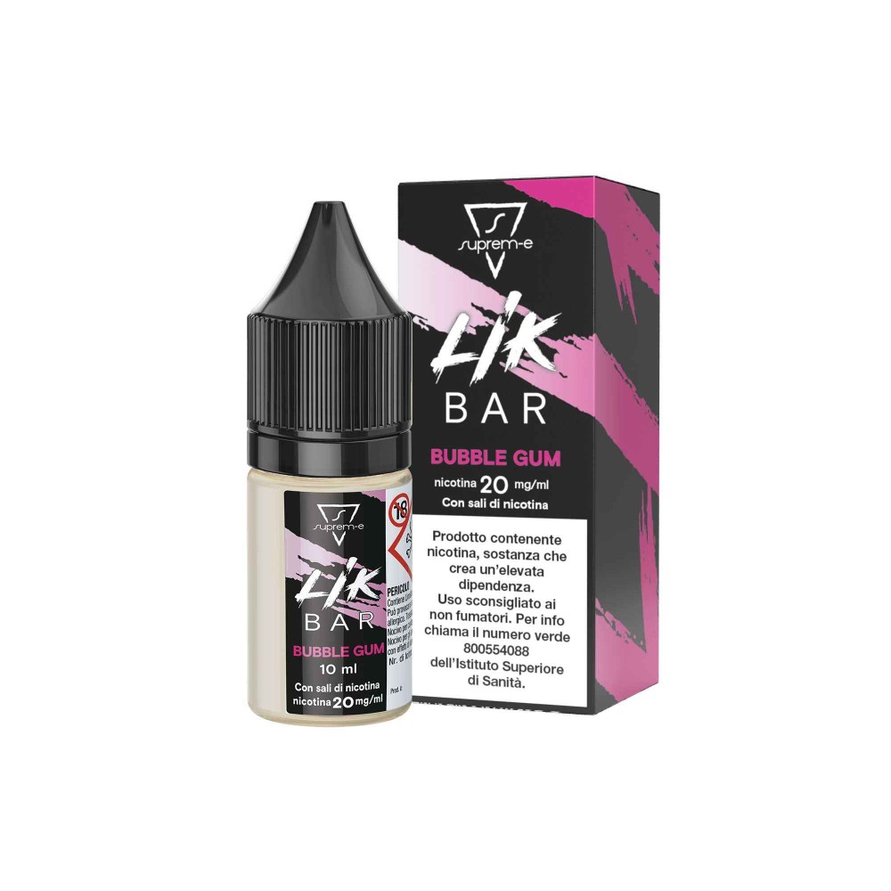 LIK BAR Bubble Gum 10ml by Suprem-e Liquido per Sigaretta Elettronica