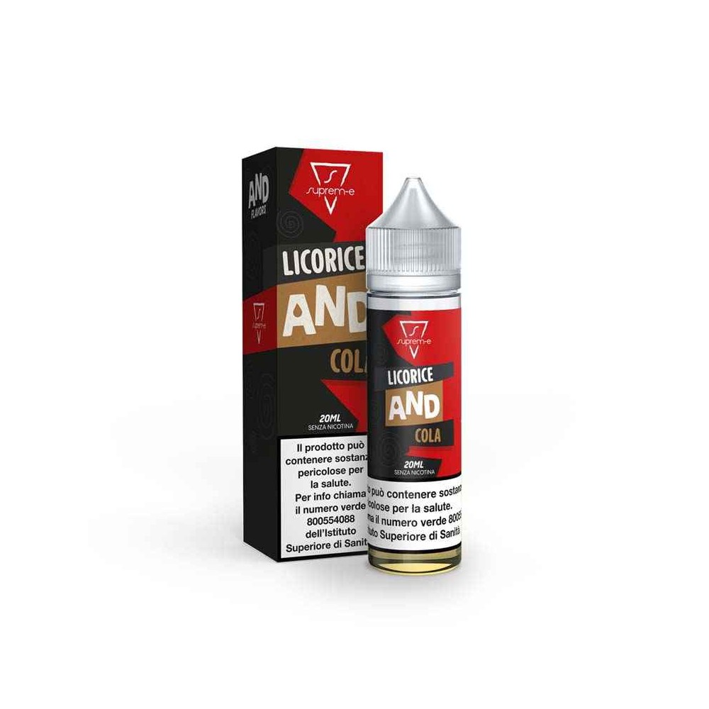 LICORICE AND COLA Liquido per Sigaretta Elettronica Shot Mix 20ML/60 by Suprem-e