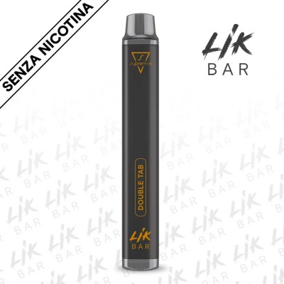 LIK BAR - Double Tab Tabacco Senza Nicotina Sigaretta Usa e Getta 600 Puff