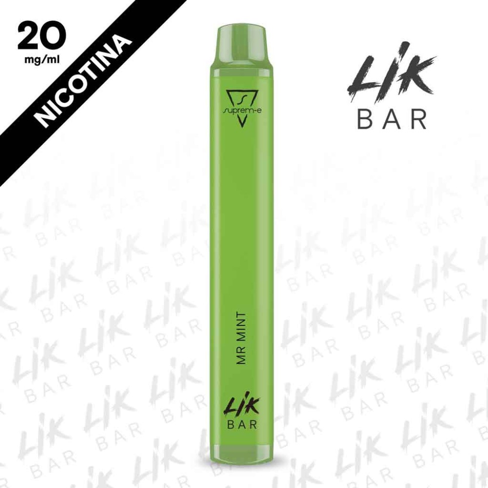 LIK BAR - Mr Mint Nicotina 20 Sigaretta Elettronica Usa e Getta