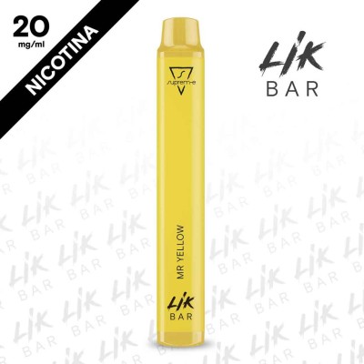 LIK BAR - Mr Yellow Nicotina 20 Sigaretta Elettronica Usa e Getta