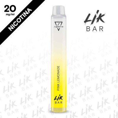 LIK BAR - Pink Lemonade Nicotina 20 Sigaretta Elettronica Usa e Getta