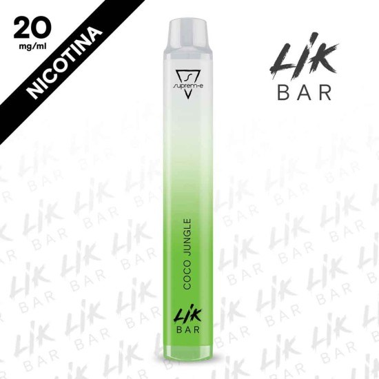 LIK BAR - Coco Jungle Nicotina  20 Sigaretta Elettronica Usa e Getta