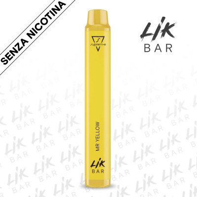 LIK BAR - Mr Yellow Senza Nicotina Sigaretta Elettronica Usa e Getta