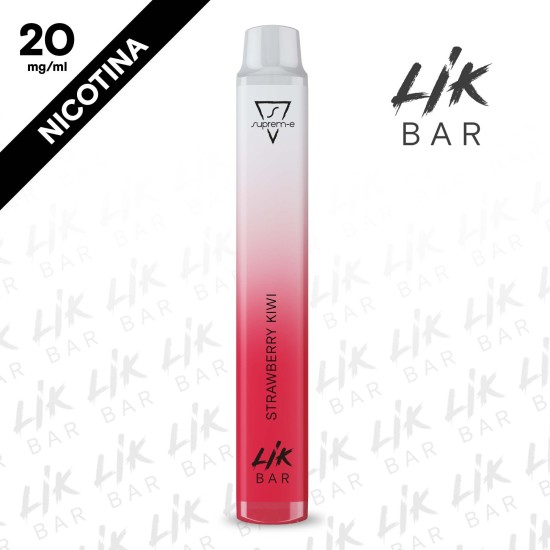 LIK BAR - Strawberry Kiwi - Nicotina 20 - Sigaretta Elettronica Usa e Getta By Suprem-e