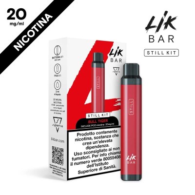 LIK BAR STILL STARTER KIT RED + POD BULL TIGER - NICOTINA 20