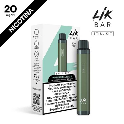 LIK BAR STILL STARTER KIT GREEN + POD WATERMELON ICE - NICOTINA 20