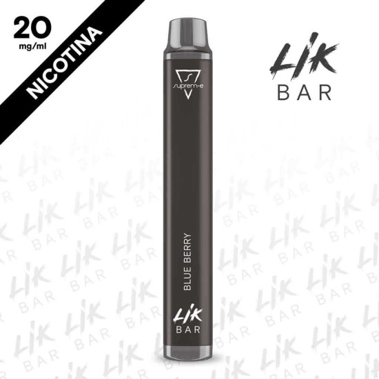 LIK BAR - Blue Berry - Nicotina 20 - Sigaretta Elettronica Usa e Getta By Suprem-e