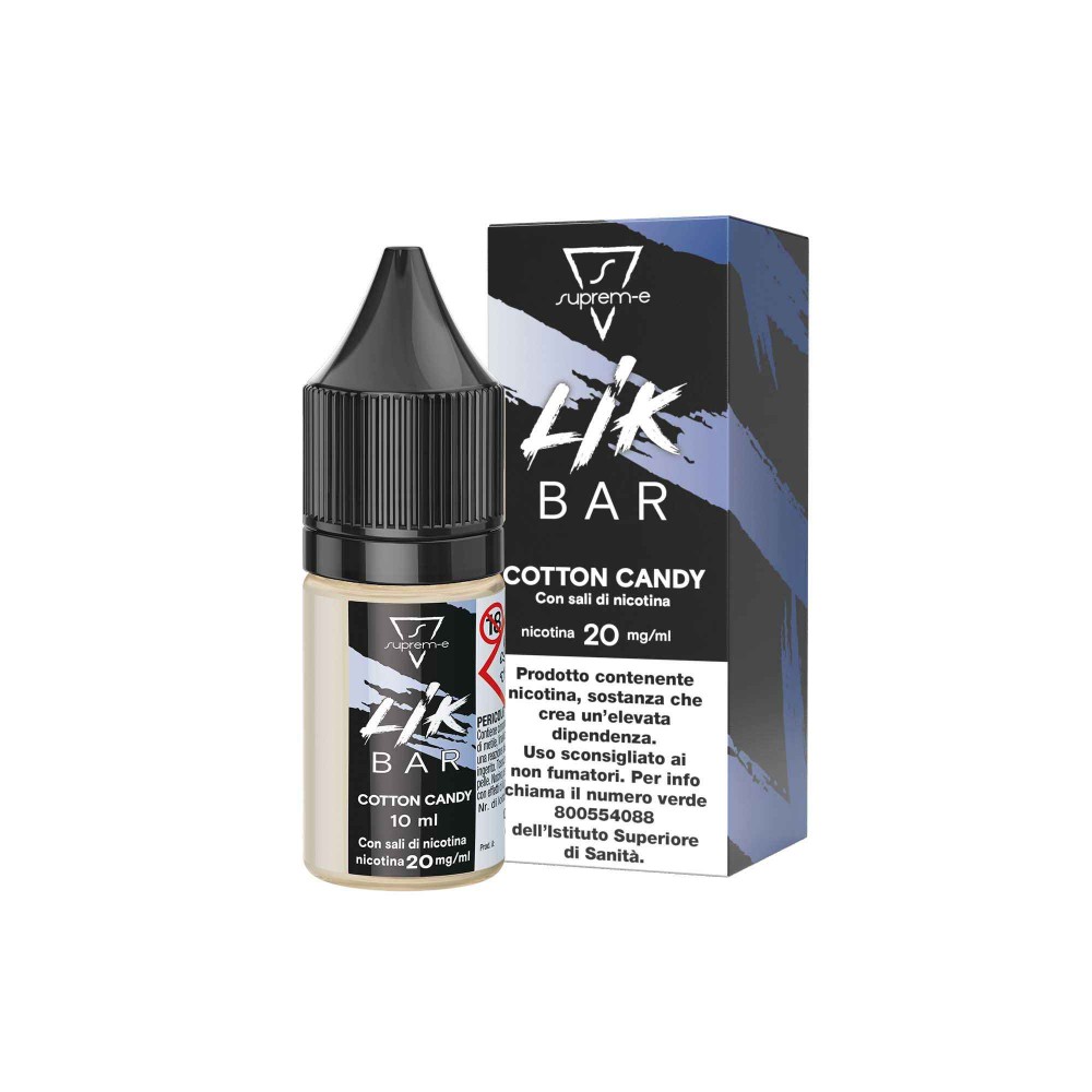 LIK BAR COTTON CANDY 10ml by Suprem-e Liquido per Sigaretta Elettronica