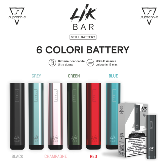 LIK BAR STILL BATTERY | Usaegetta-shop.it