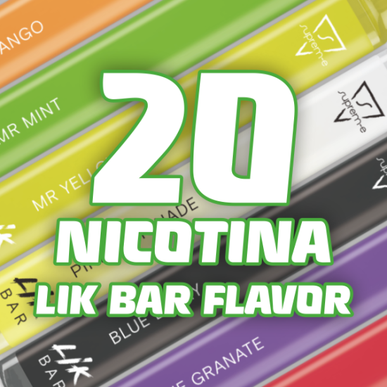 LIK BAR Sigaretta Usa e Getta Nicotina 20 | USAEGETTA-SHOP