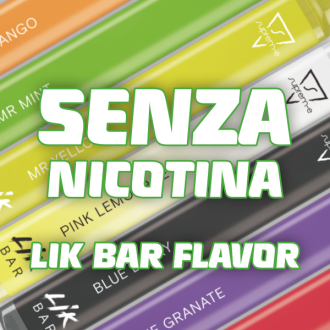 LIK BAR Sigaretta Usa e Getta Senza Nicotina | USAEGETTASHOP