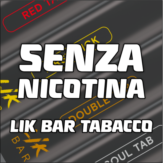 LIK BAR Tabacco Usa e Getta Senza Nicotina | USAEGETTA-SHOP